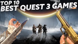 TOP 10 BEST QUEST VR GAMES YOU Need To Play in 2024 [upl. by Sukramal907]