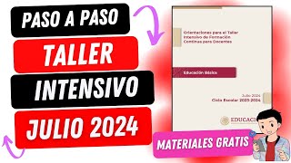 PASO A PASO TALLER INTENSIVO DE FORMACIÓN CONTINUA PARA DOCENTES [upl. by Eronel]