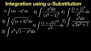 Integration Using uSubstitution [upl. by Fullerton]