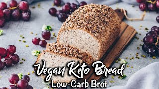 Veganes Low Carb Keto Brot Schnell und einfach Life Changing Bread Rezept [upl. by Mylan]