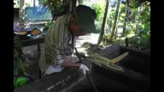 Making an umu in Rarotonga Cook Islands [upl. by Nozicka]