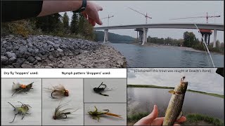 Bow River Trout Fly Fishing Calgary Alberta Bowness to Stoney [upl. by Novart]