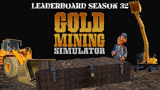 Gold Mining Simulator Leaderboard Season 32 NonDLC Final Dayformally Gold Rush The Game [upl. by Ahcatan]