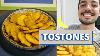 TOSTONES DE BANANA DA TERRA VEGANO VEGAN TOSTONES SHORTS [upl. by Eeldarb]