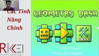 Scratch Project Geometry Dash  PTIT  RIKKEI [upl. by Nossah766]