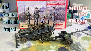 Miniart Dragon and ICM My favourite model manufacturers The SdKfz 10 halftrack project [upl. by Brubaker]