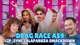 Drag Race AS9 Episode 10 LipSync Lalaparuza Smackdown  Queening Out w Laganja and Joseph [upl. by Attelrak]