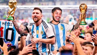 24 HORAS CON MESSI EN LA FINAL DEL MUNDIAL QATAR 2022 [upl. by Fantasia]