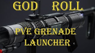 Destiny 2 DEAFENING WHISPER GOD ROLL PVE GRENADE LAUNCHER New Season of the Hunt Weapon [upl. by Odlaw]