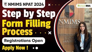 NPAT NMIMS 2024  Step By Step Form Filling Process  Must Watch [upl. by Ennelram228]