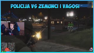 POLICIJA VS ZEMUNCI I VAGOSI rokanje PanamaRP w ZorkoLux27Vadisi [upl. by Ogdan]