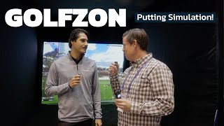 Golfzon Wave Golf Simulator and Launch Monitor Interview [upl. by Ojyram]