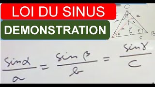 Loi du sinusDémonstration générale [upl. by Nivla]