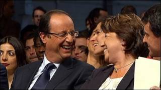 Investiture Hollande  le PS montre son unité [upl. by Eednak]