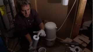 Countryside Ecowater demos a basic RO filter quick change [upl. by Zusman]