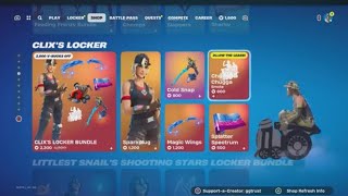 Clix Locker Bundle Fortnite Item Shop Right Now June 24th 2024 [upl. by Okomom]