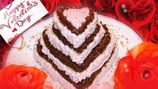 SCHOKO  HIMBEER  TORTE  VALENTINSTAGSSPECIAL [upl. by Asabi]