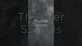 Instant Sleep Oasis⚠️Thunderstorm amp Rain Echoes in a Gorge  ASMR Sleep Therapy rain rainsounds [upl. by Elocaj]