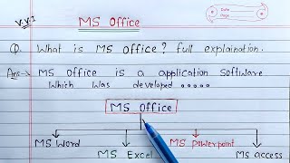 What is MS Office full Explanation  Introduction to Microsoft Office [upl. by Calandra]