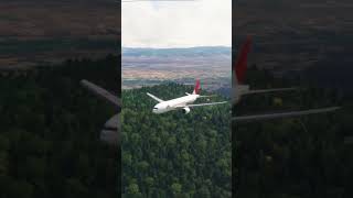 Very Dangerous Boeing 777 Japan Airlines Flight Landing at Pristina Airport aviation [upl. by Necyrb77]