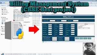 Python class xii ip project on Billing Management [upl. by Aneres]