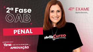 OAB 2ª fase PENAL Princípios penais e processuais  MeuCurso [upl. by Hester881]