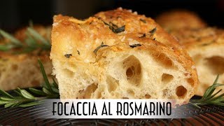 Focaccia al Rosmarino  Poolish Method [upl. by Zohar]