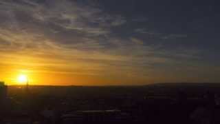 Sunrise and Sunset Timelapse  Bristol City Centre [upl. by Mack]