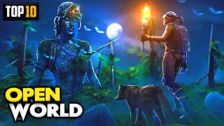 TOP 10 OPEN WORLD Games For Android 2021  High Graphics OnlineOffline [upl. by Annirtak774]