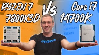 AMD Ryzen 7 7800X3D Vs Intel Core i7 14700K 42 Game Benchmark  1080p 1440p amp 4K [upl. by Lourdes]