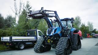 Murray Introduces a special New Holland Agriculture T6 tractor fitted with a new Q5L Loader [upl. by Sale]