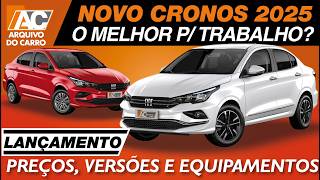 LANÇAMENTO FIAT CRONOS 2025 – ECONÔMICO E ESPAÇOSO VEJA TABELA COM VERSÕES E PREÇOS [upl. by January]