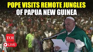 Pope Francis LIVE I Pope Speech For Catholics In Remote Areas Of Papua New Guinea I Vanimo [upl. by Kosey]