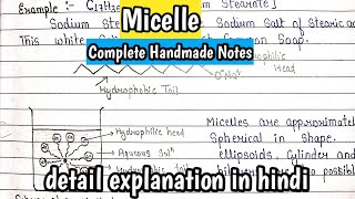 Micelle amp process of Micellisation  Physical Chemistry Imp for MScsemester exam [upl. by Gisser382]