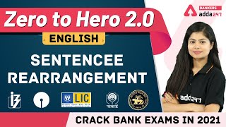 Sentence Rearrangement  English Grammar Class 8  Banking Foundation Classes Adda247 [upl. by Ahtan591]