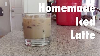 Homemade Iced Latte No Machine Needed [upl. by Ulu]