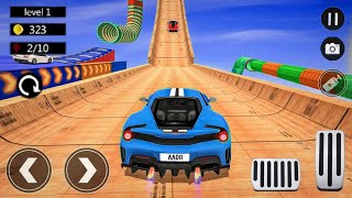 Ramp Car Racing 3D Game  Car Games 3D  Android Gameplay [upl. by Hunsinger]