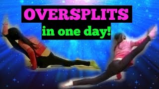 How to get OVERSPLITS in ONE DAY [upl. by Ylro]