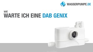 Wie warte ich eine DAB Genix Hebeanlage [upl. by Fidole]