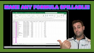 Make Any Excel Formula Spillable [upl. by Annaillil]