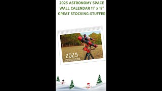 Astronomy Space 2025 Wall Calendar astrophotography astronomy holidaygifts 2025 space [upl. by Angelico]