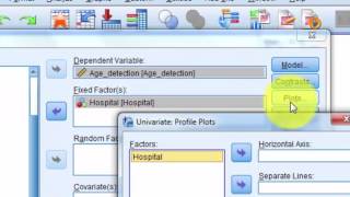 Oneway ANOVA Hospitals and age of detection SPSS [upl. by Barnebas]