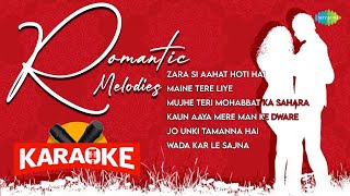 Romantic Melodies Karaoke with Lyrics  Zara Si Aahat Hoti Hai  Maine Tere Liye  Old Is Gold [upl. by Doownil343]