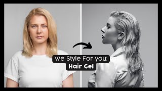 Hair Gel Transformation I We Style For You [upl. by Ruddie966]