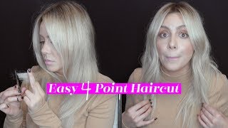 Easy 4 Point Haircut for Healthy looking hair [upl. by Inva]