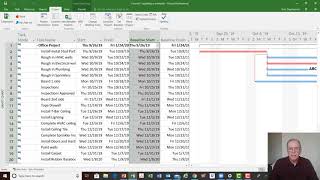 MS Project Tutorial 5 How to Update a Schedule [upl. by Nitram]