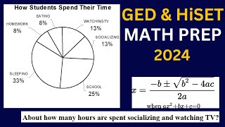 2024 GED amp HiSET MATH TEST PREP [upl. by Darla]