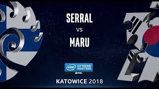 StarCraft 2  Serral vs Maru ZvT  IEM Katowice 2018  EU Qualifier 2 UB Ro8 [upl. by Eniamerej819]