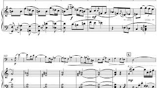 Paul Hindemith  Sonata for Trombone and Piano 1941 ScoreVideo [upl. by Broder]