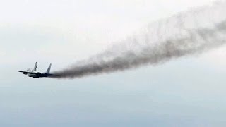 IMPRESSIVE Demo Mikoyan Mig29 Slovak AF at GilzeRijen Luchtmacht Opendag 2014 [upl. by Alded]